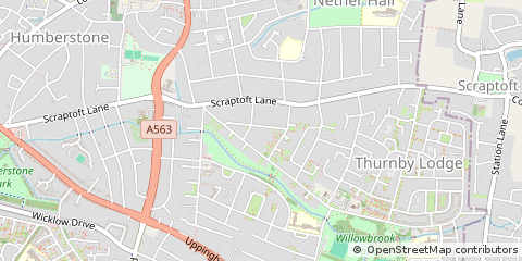 Map of Leicester
