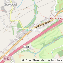 Map of Huddersfield