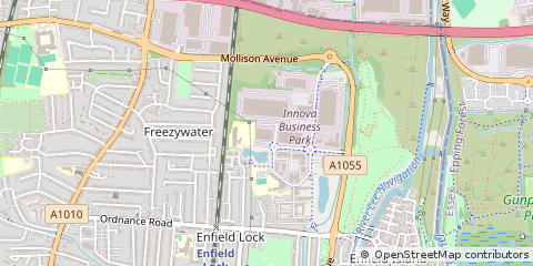 Map of Enfield, London