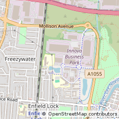 Map of Enfield, London
