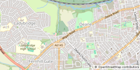 Map of Bolton