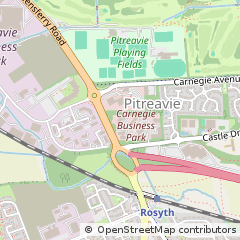 Map of Dunfermline, Fife