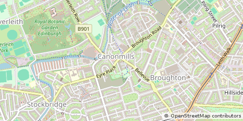 Map of Edinburgh, Midlothian
