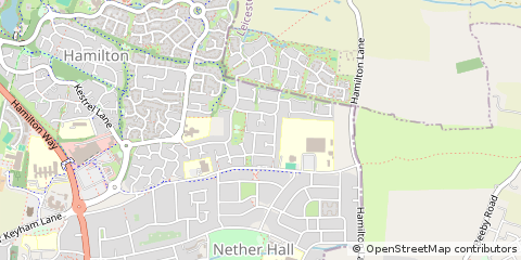 Map of Leicester, Leicestershire