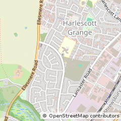 Map of Shrewsbury, Shropshire