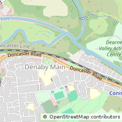 Map of Near Doncaster, South Yorkshire