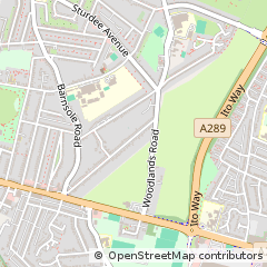 Map of Gillingham, Kent
