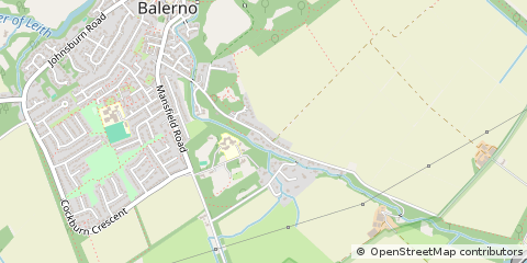 Map of Balerno, City of Edinburgh
