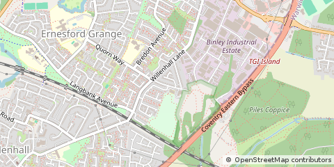 Map of Coventry