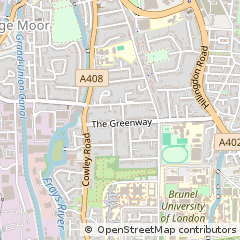 Map of Uxbridge