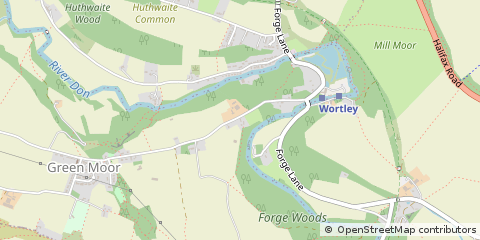 Map of Sheffield