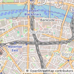 Map of Southwark, London