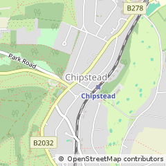 Map of Coulsdon, Surrey