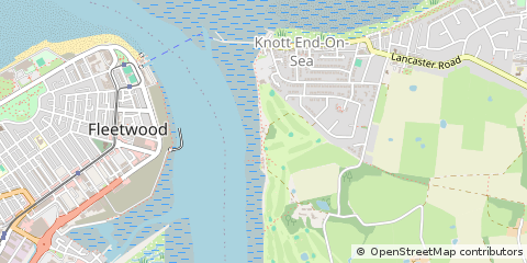 Map of Poulton-LE-Fylde