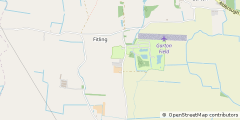 Map of Fitling, East Yorkshire