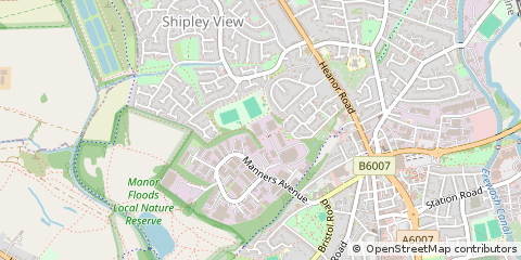 Map of Ilkeston, Derbyshire