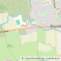 Map of Blackburn, West Lothian
