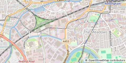 Map of Nottingham