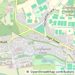 Map of Cranleigh, Surrey