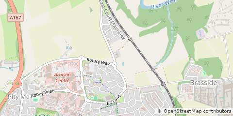 Map of Durham
