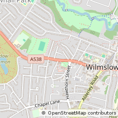 Map of Wilmslow