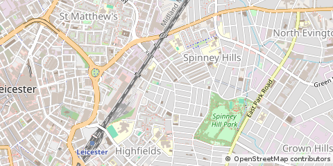Map of Leicester
