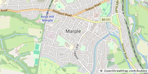 Map of Stockport