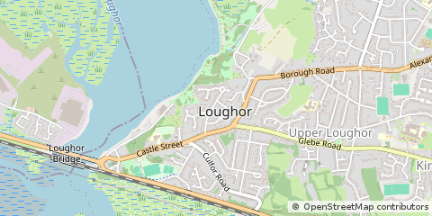 Map of Swansea, Glamorgan