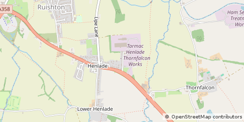 Map of Taunton