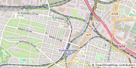 Map of Glasgow
