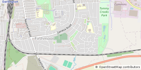 Map of Darlington