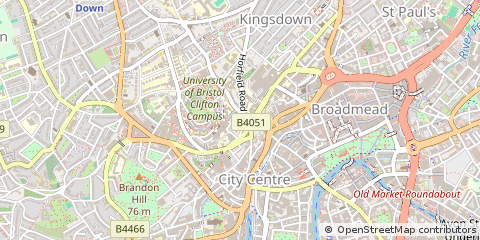 Map of Bristol