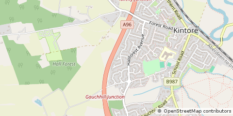 Map of Inverurie