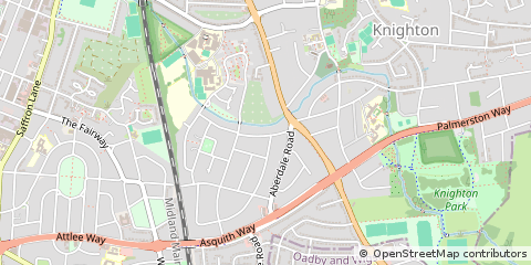 Map of Leicester
