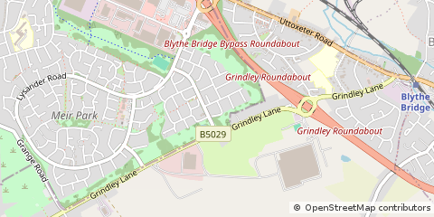 Map of Stoke-on-Trent