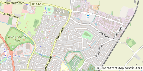Map of Clacton-on-SEA, Essex