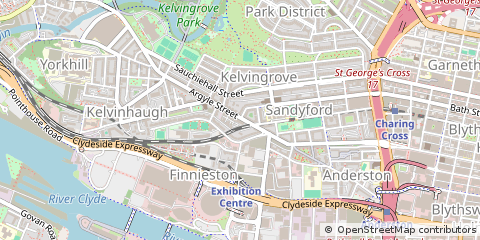Map of Glasgow, City of Glasgow