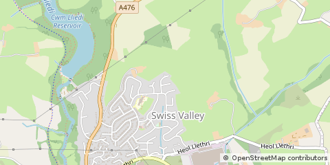 Map of Llanelli