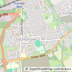 Map of Harlow, Essex