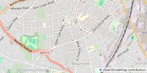 Map of Derby