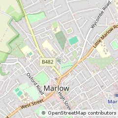 Map of Marlow, Buckinghamshire