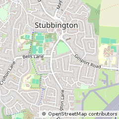 Map of Fareham, Hampshire