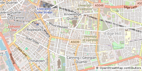 Map of Liverpool
