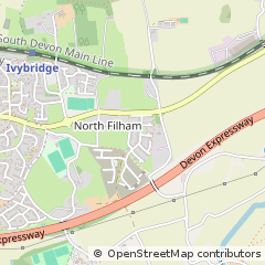 Map of Ivybridge, Devon