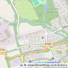 Map of Livingston, West Lothian