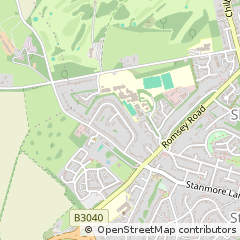 Map of Winchester, Hampshire
