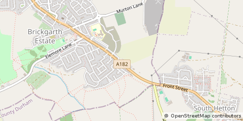 Map of Houghton-LE-Spring, Tyne and Wear
