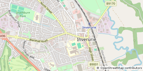 Map of Inverurie