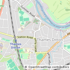 Map of Surrey