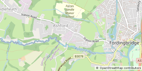 Map of Fordingbridge